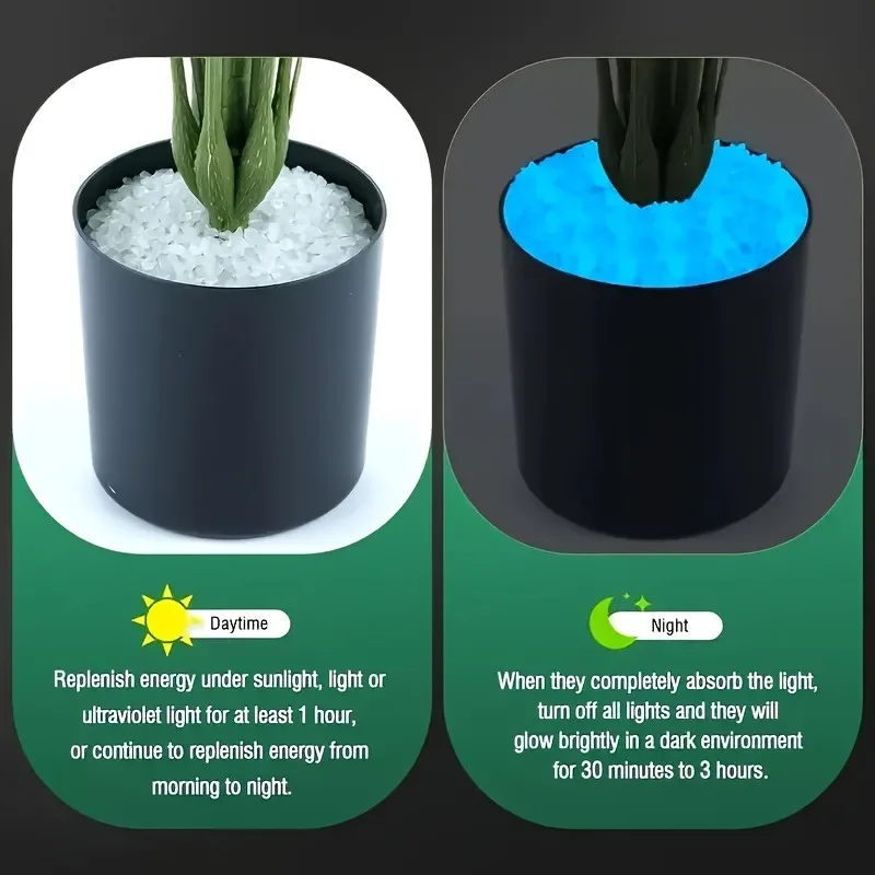 1000 sztuk 3-5 mm Mini świecące kamienie żywiczne do dekoracji ogrodu sukulentowego Micro Landscape Bonsai Decor Pathway Aquarium Home Decor — zdjęcie 7