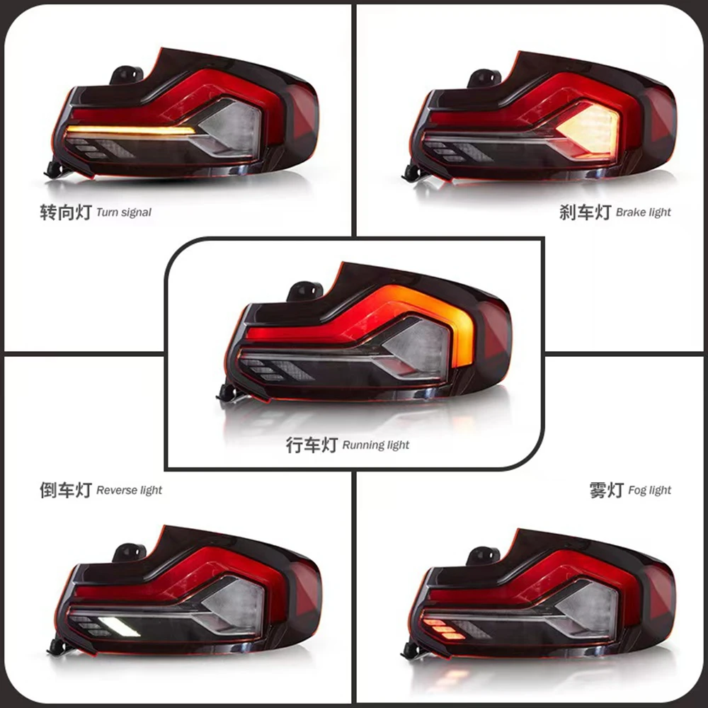 LED Tail Lights Accessories For BMW 2 F22 M2 2014-2020 DRL Fog Rear Trailer lamps Turning Signal Voiture Plug And Play
