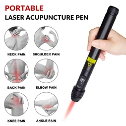 Professional Acupuncture Pen Laser for Spine and Pain Near-infrared Light Laser for Joint Pain Ligament Strain Tendinitis 500mW