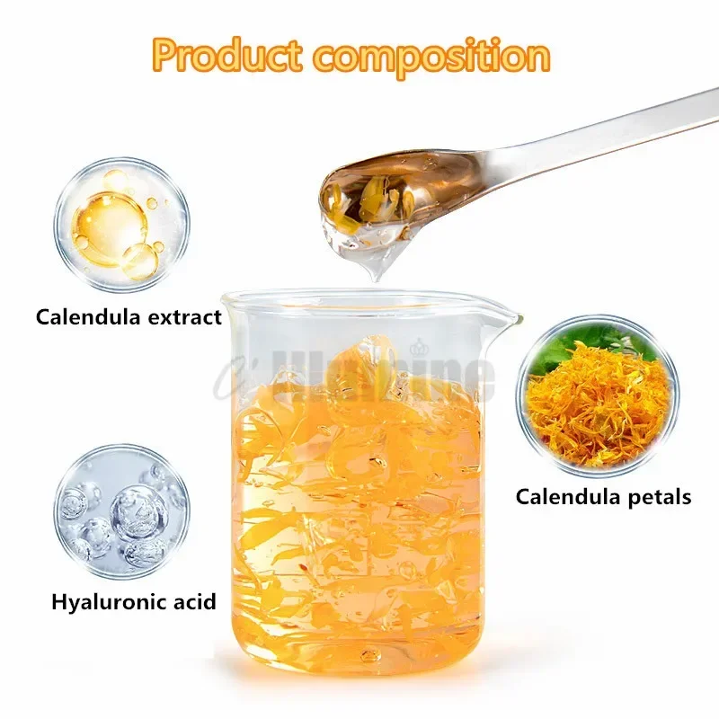Calendula Petal Mask 1kg Tender Skin Replenishing Water Shrink Pores Cosmetics OEM Beauty Salon Skin Care Mask