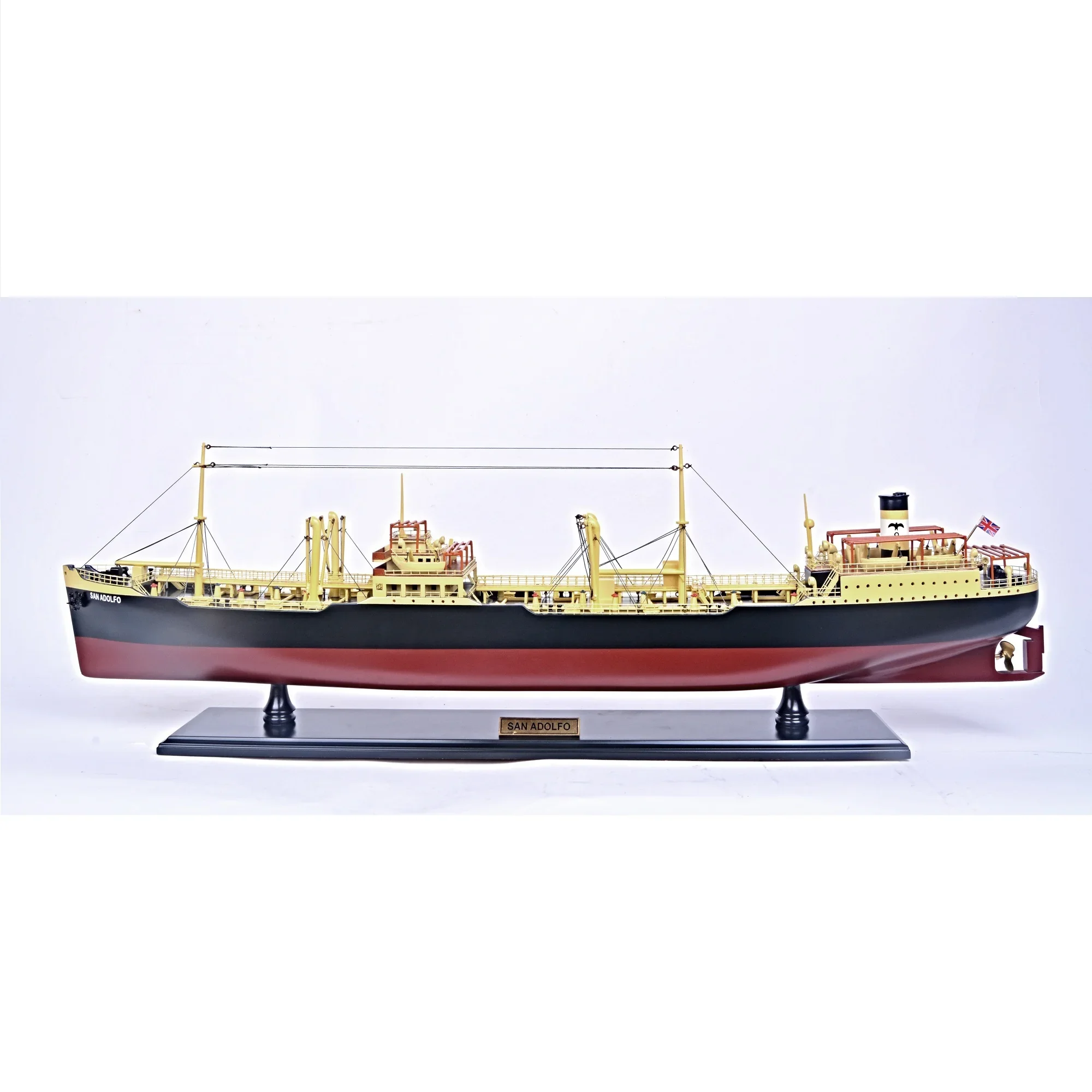 San AdolfoFor  L75 cm - Custom made model - Vietnam High Quality Wooden Model Boat/ Nautical Crafts/ Handicrafts Home Decor