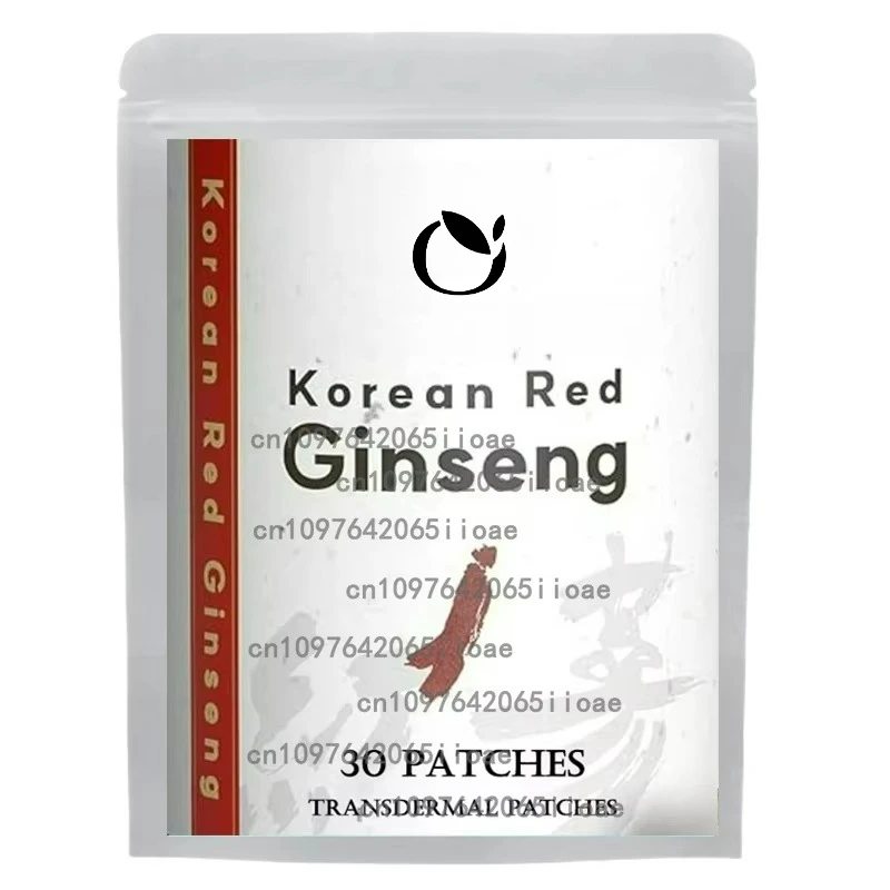 

30 пластырей корейского красного женьшеня Panax 5000 мкг трансмические пластыри сверхпрочные пластыри с экстрактом корня