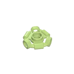 

Eske Kouri GDS-90299 Minifig Weapon Holder Ring with 3 Bars and 3 Bar Holes compatible with lego 1941 Building Blocks