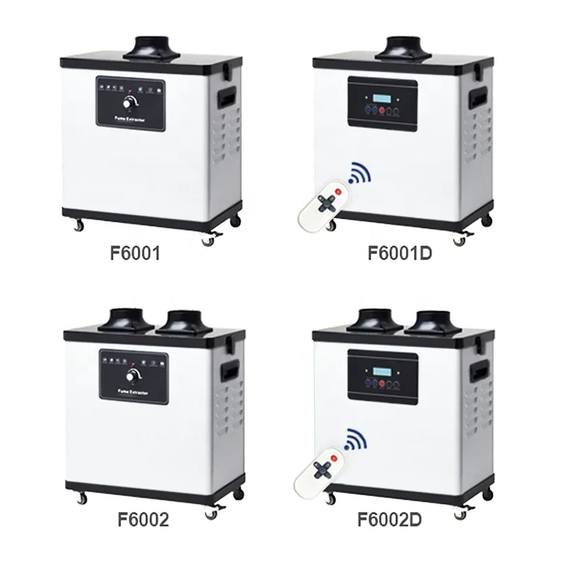 Digital Smoke Industrial Collection Dust Vacuum Cleaner Lab Clean Room Fume Extractor