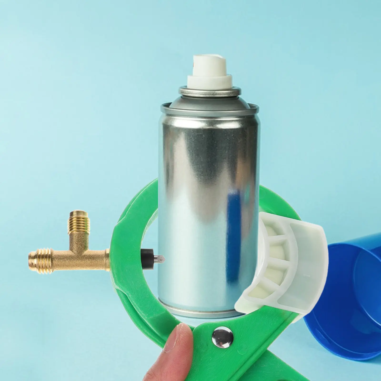 

R134a Refrigerant Can Tap Side Bottle Opener Universal Car Adapter Air Conditioning Recharge Kit Tool