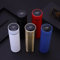 500ML temperature display insulated cupstainless steel split insulated bottle outdoor vacuum insulated cup new year gift