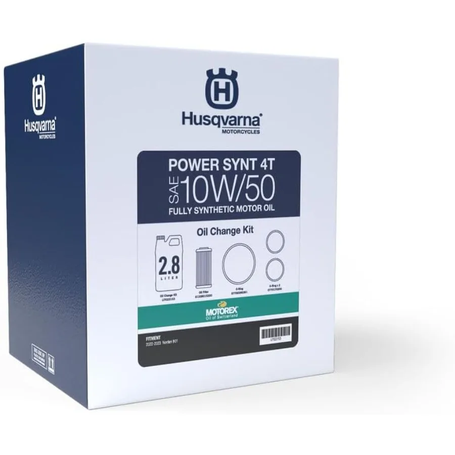 

Husqvarna Motorcycles/Motorex Oil Change Kit 10W/50 2.8L - U7023153 for high-performance motorcycle maintenance ensures optimal