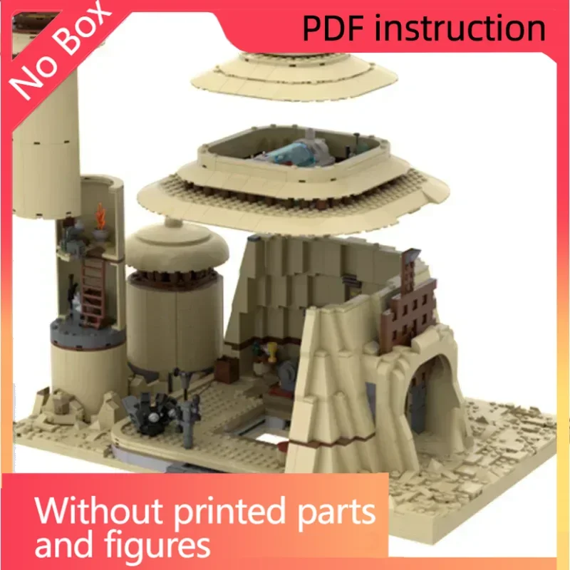 

Рождественская популярная модель из фильма со звездами MOC, строительные кирпичи, роскошные технологические модульные блоки для дворца пустыни, подарочные игрушки, наборы для самостоятельной сборки