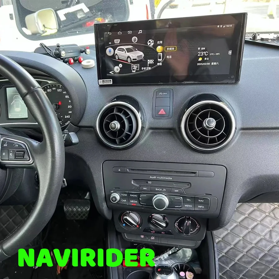 أندرويد 12.3 بوصة لاسلكي AppleCarPlay أندرويد السيارات IMultimedia فيديو لأودي A1 2012-2018 الملاحة واي فاي نظام تحديد المواقع شاشة تعمل باللمس