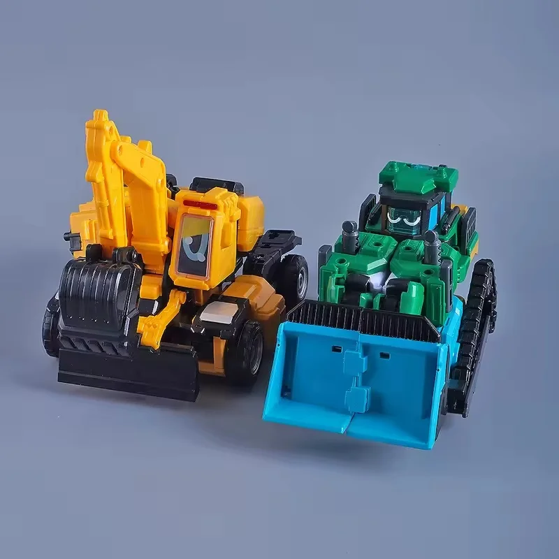 在庫変換おもちゃ金属カードボット消防車ヘビーアイアントレーラー貨物トラック変換ロボット車フィギュア少年ギフト