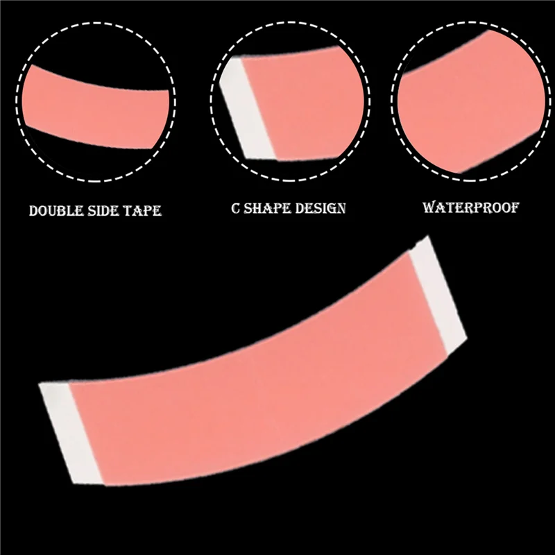 A99T 144Pcs/Lot Duo Tac Lace Wig Sided Double Tape Slitting Line Hair Adhesive Extension Strips For Toupees/Lace Wig Film C