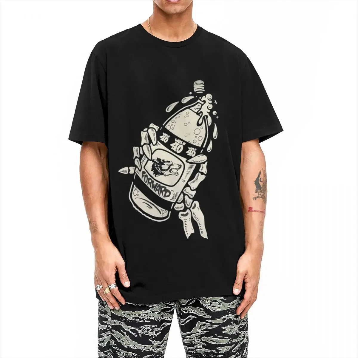 Forward Observations Group Skeleton T Shirt For Men Women Cotton Clothes Harajuku GBRS Crewneck Short Sleeve