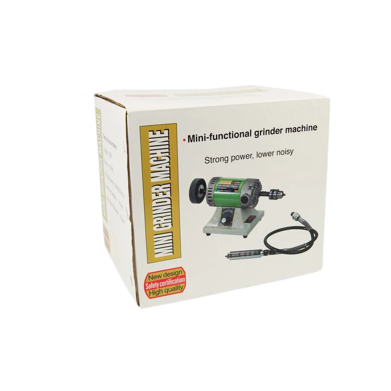 BG-3118D 1300W Variable Speed Mini Bench Grinder Buffing Cutting Polishing Multifunction Tool for Jewelry Stone Wood Working