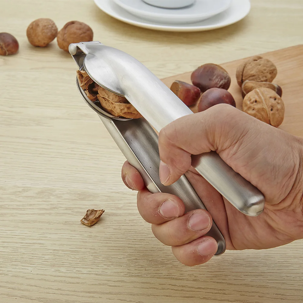 

304 Stainless Steel Nut Pliers Multipurpose Chestnut Opener Walnut Cracker Ergonomic Rustproof Easy Crusher