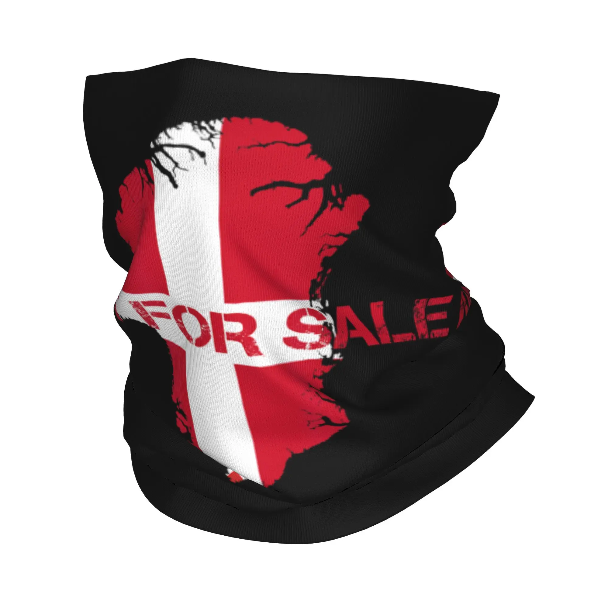 

Denmark Greenland Not For Sale Bandana Neck Gaiter Printed Mask Scarf Multi-use Headband Fishing Unisex Adult Washable