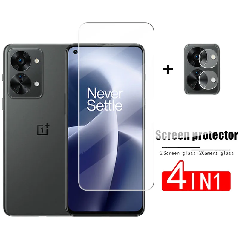 

Закаленное стекло 4 в 1 для OnePlus Nord 2T, Защита экрана для OnePlus Nord 2T, стекло, Защитная пленка для объектива телефона OnePlus Nord 2T