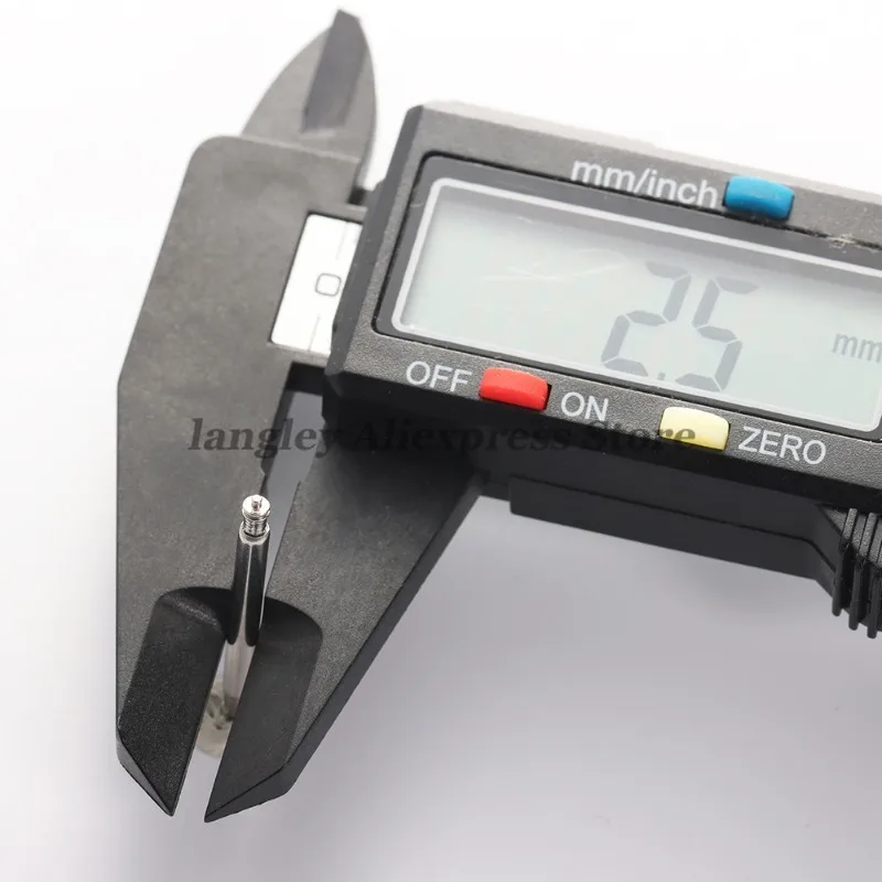 Barras de mola para relógio, pinos de ligação de diâmetro 2.5mm para seiko skx007 skx009 20mm 22mm, pulseira de relógio, haste de mola de aço inoxidável, 10 peças/20 peças