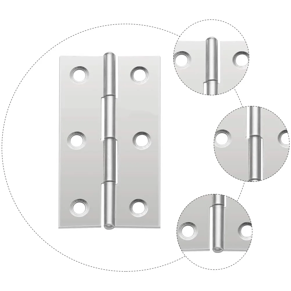 

20Pcs Stainless Steel Cabinet Hinges Heavy Duty Silent Friction Release Durable Furniture Cupboard Door Closure