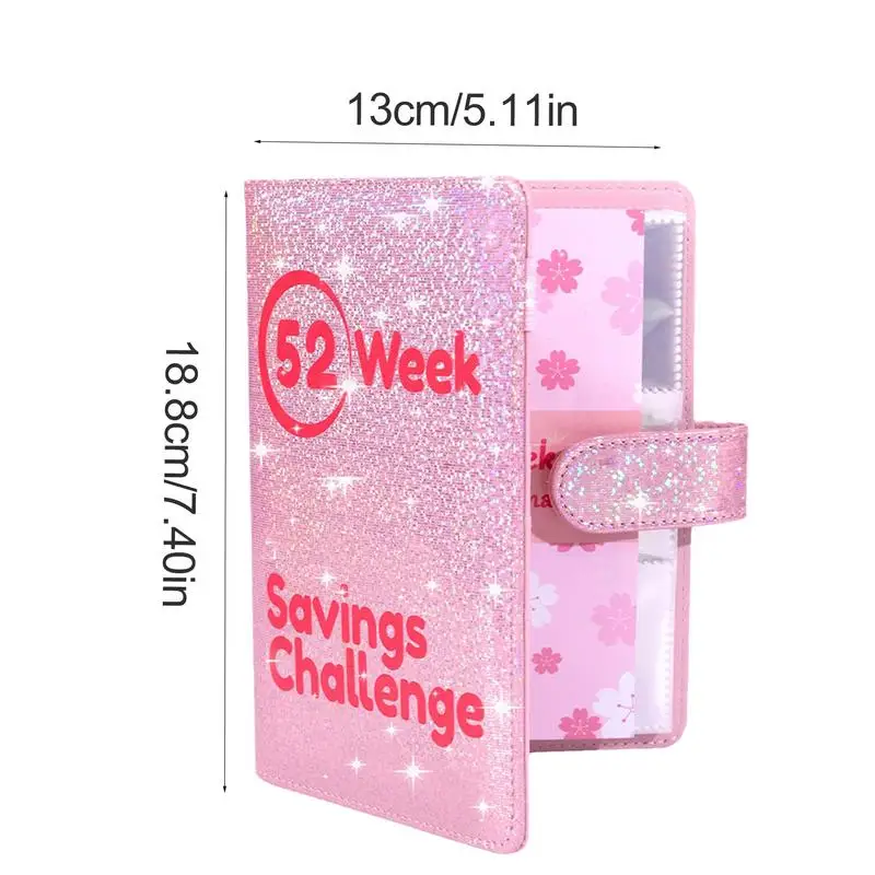 Savings Challenge Waterproof Savings Challenges Notebooks 52 Week Money Saving Challenge Binder Flexible Mini Savings Challenge