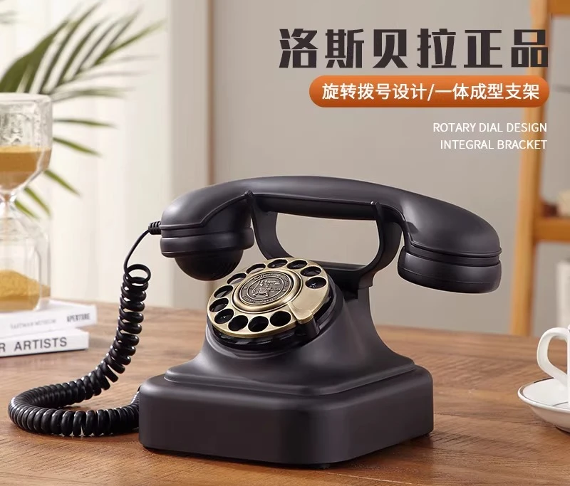 Los Bella Vintage American Fashion Creative Home Antique Landline Vintage Business Office Landline