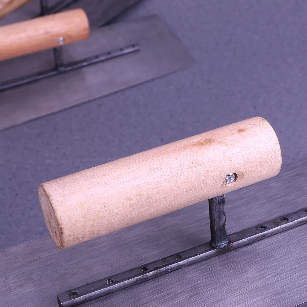 3Pcs Wooden Handle Steel Finish Trowel Concrete Level Tool Plastering Slab for Home Decoration Construction Steel Finish Trowel