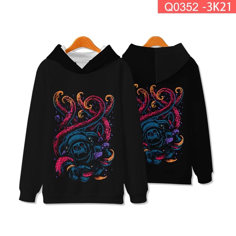 octopus Hoodie Women Men Harajuku Sweatshirt Streetwear Hip Hop Pullover Hooded Jackets Male Tracksuit