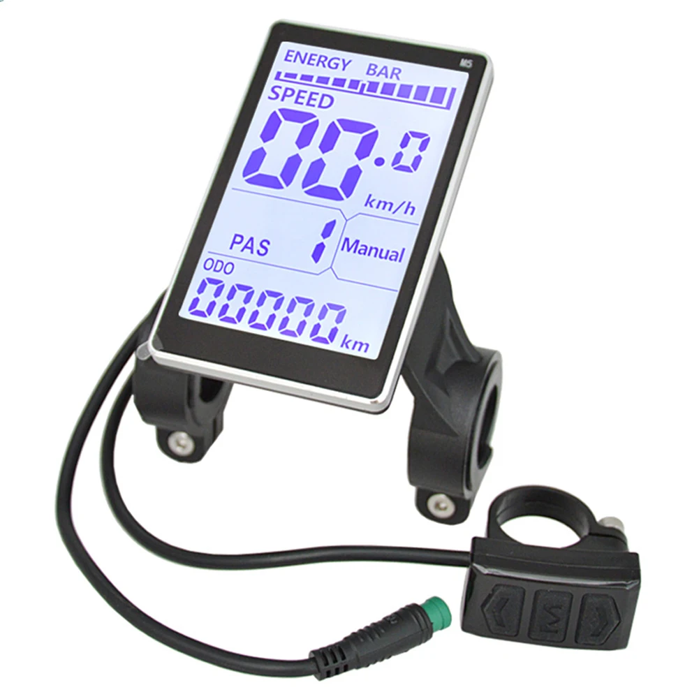 Pantalla de bicicleta eléctrica, pantalla LCD impermeable para bicicleta eléctrica, Panel de patinete eléctrico para piezas de bicicleta eléctrica de montaña