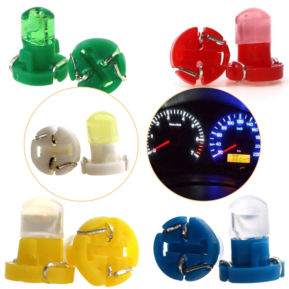 

10PCS T3 T4.2 T4.7 DC12V COB 1SMD F8 Dashboard LED Bulbs Neo Wedge Led Panel Instrument Guage Cluster Light Bulbs Car Accessorie