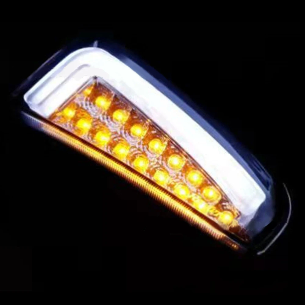 LED Front Turn Signal Lamp White DRL Daytime Running Light For 12-15 Toyota Prius Facelift XW30