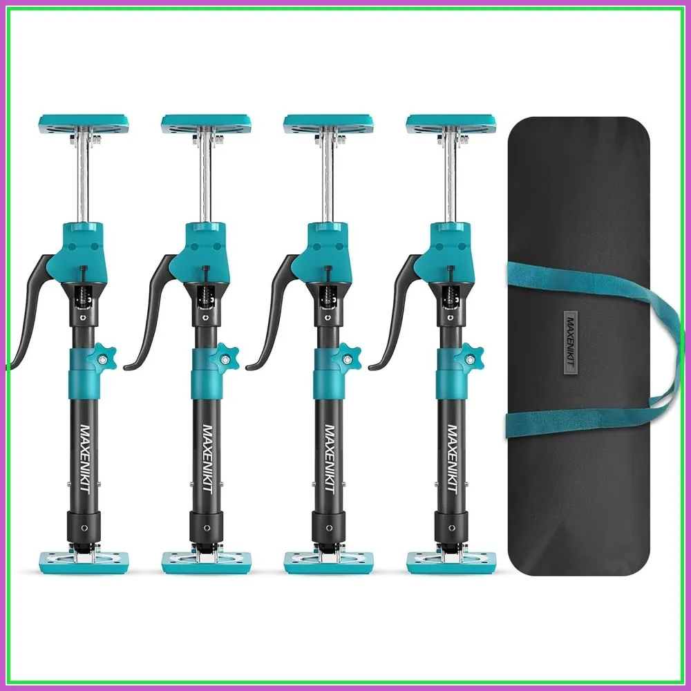 

Heavy Duty Third Hand Support Pole for Cabinet Installation, 285 LBS Capacity, 15.8-23.6 in, 4-Pack