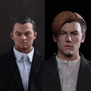 Männliche Kopfbildung für Fans, Actionfigur Körper, 1.6, Leonardo, DiCaprio, berühmte männliche Prominente, DIY, 2 Stile, 12 '' '' 10 Hauptumsatz Leonardo DiCaprio Puppe - №4