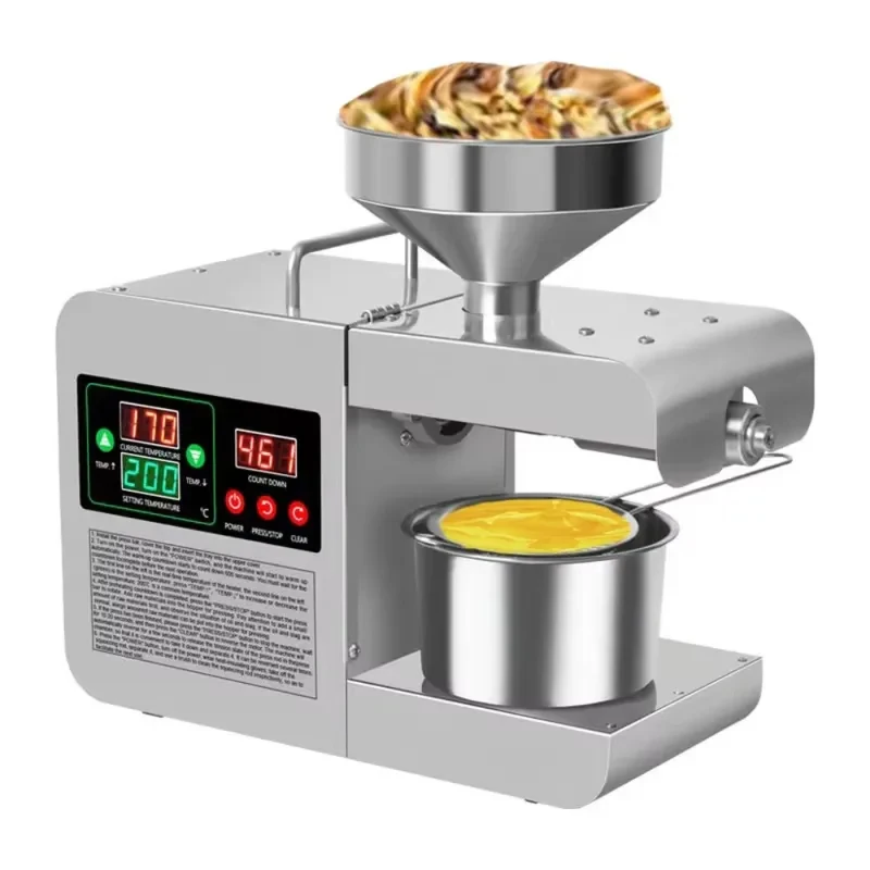 B0S peanut /oil prs small automatic hine provid new stainls steel products v