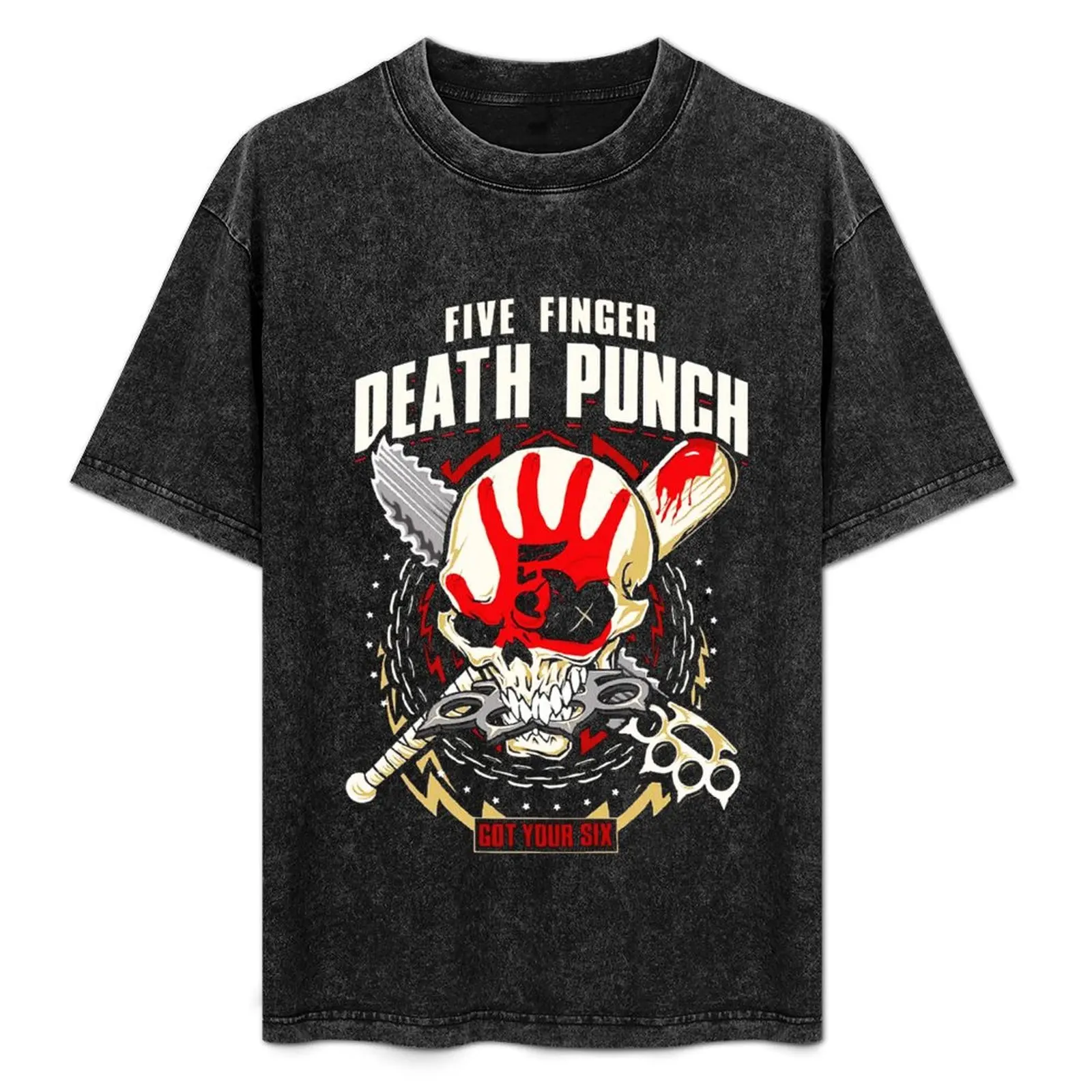 Copy of kk 5FDP Five Finger Death Punch T-Shirt boys animal print rapper graphic tees tops shirts men