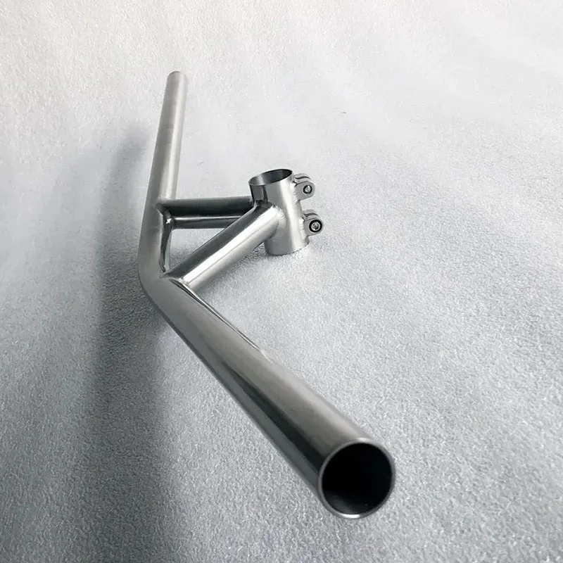 Titanium Integrated Straight Handlebar Stem, MTB Bike Accessories, Gravel Bicycle Parts