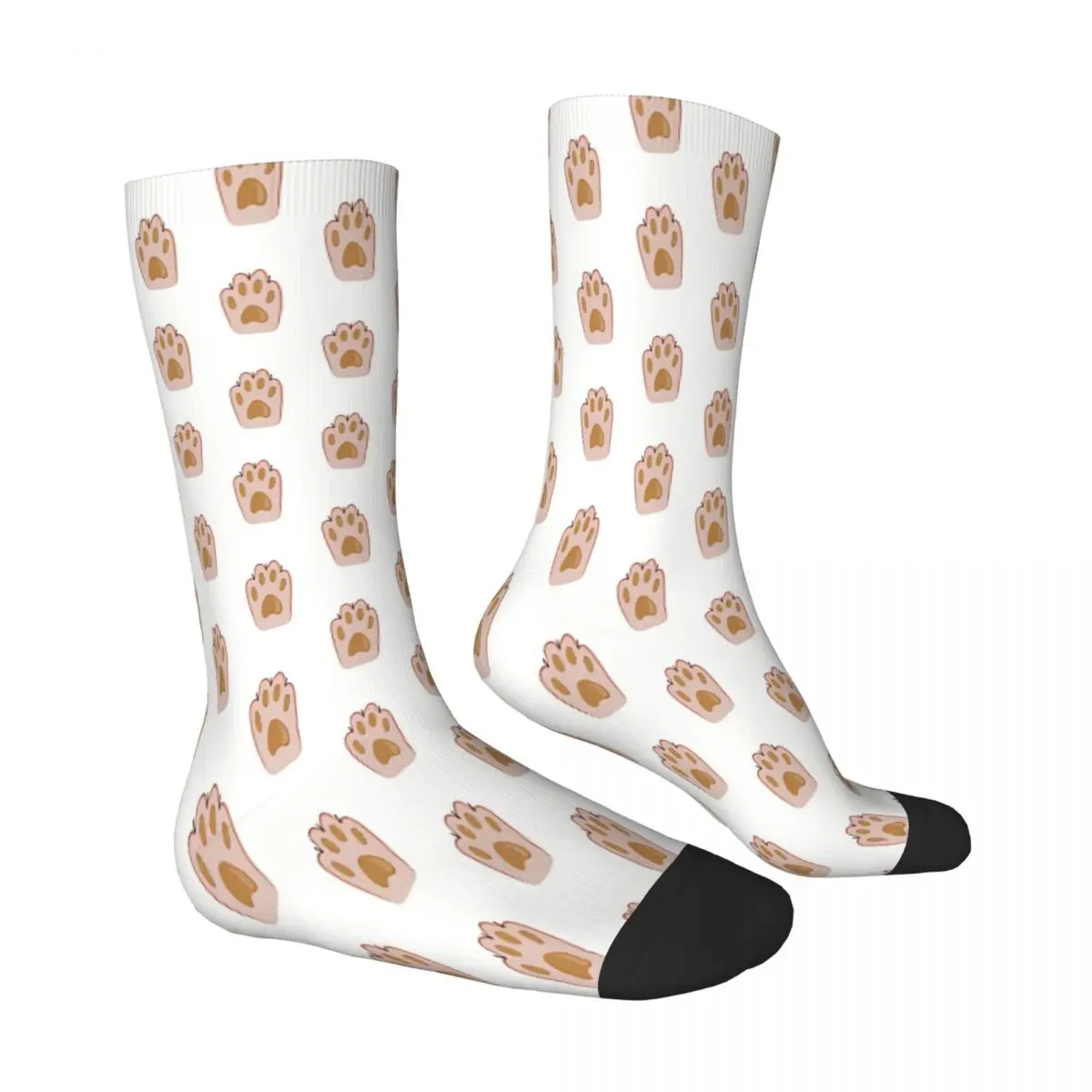 Dog Paw Print Pattern Socks Male Mens Women Summer Stockings Polyester