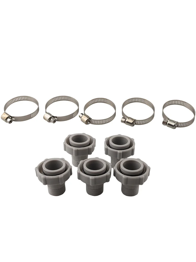 Swimming Pool Drain Connector Hose Adapter with Clamp for Coleman P6 Series Models P6A1420 D1420 H1420 D1420ASS16
