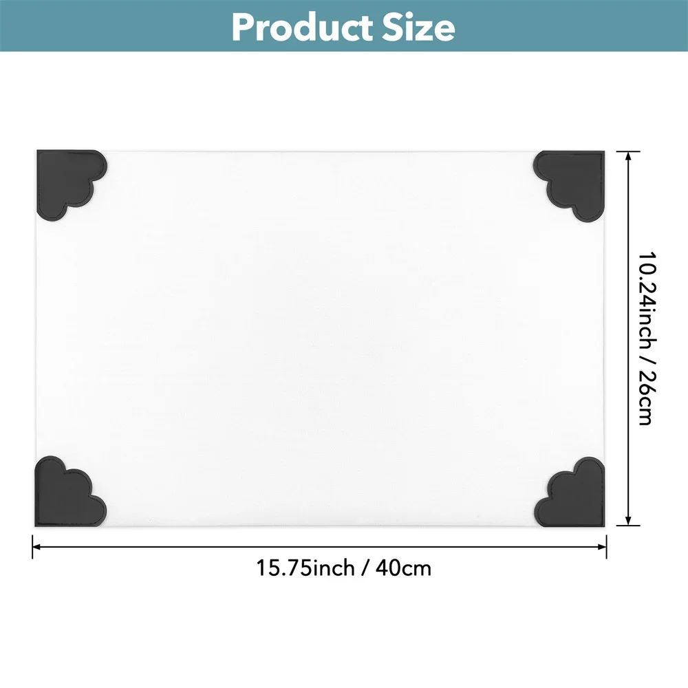 Non-Stick Craft Mat, Heat Resistant Media Surface Mat 15.75x10.24in, Reinforced Corners Perfect for Stamping, Ink Blending