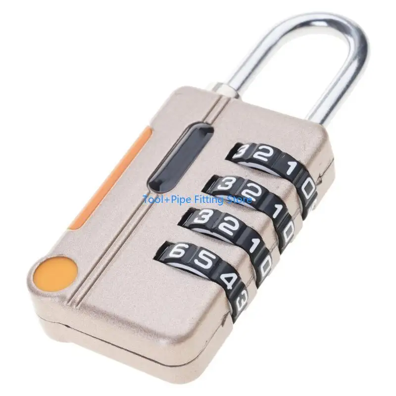 F92B Weatherproof Padlocks 4 Digit Password Lock for Storage Unit Gym Locker Toolbox