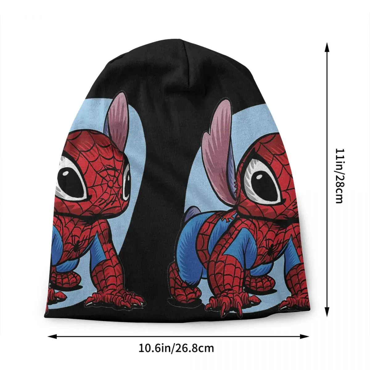 Custom Stitch Spider Man Anime Bonnet Hat Knitted Hat Men Women Hip Hop Unisex Adult Winter Warm Beanies Cap