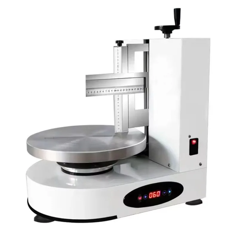 Semi-Automatic Cake Decorating Machines Commercial Bread Cake Cream Spread Smoothing Making Machine