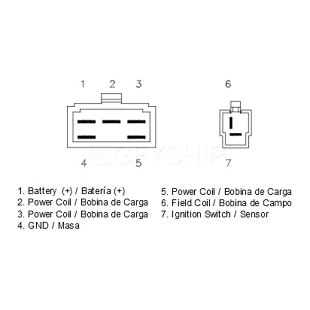 RD400 منظم جهد الدراجة النارية المعدل لياماها RD 400 1976 - 1979 منظم جهد الدراجة النارية المعدل #2