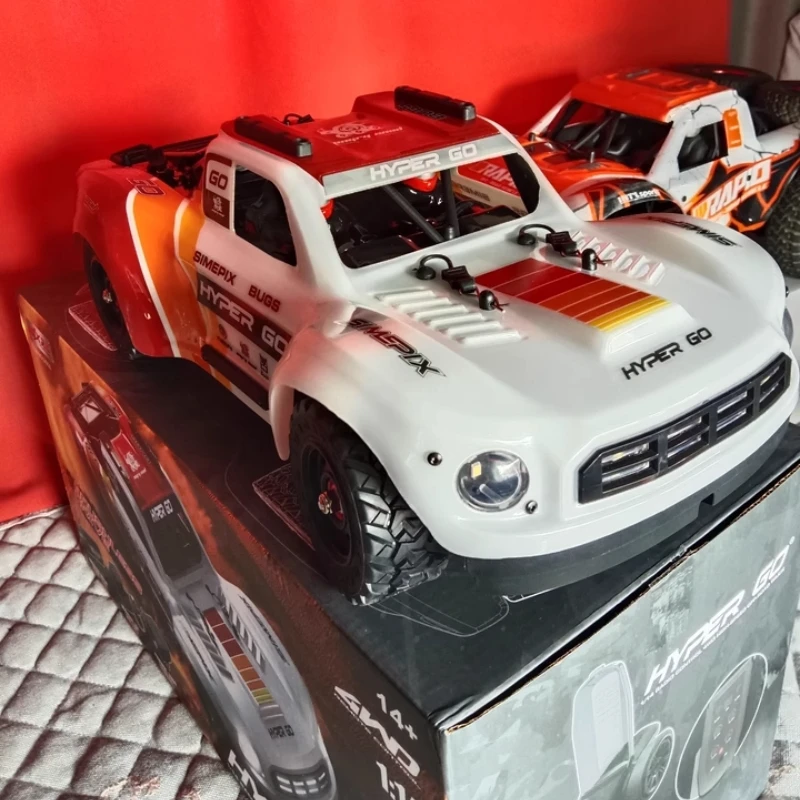 Meijiaxin 14211 Off-Road Vehicle Model High-Speed RC Car Simulation Remote Control Short Truck Toy for Ages 14+ gift