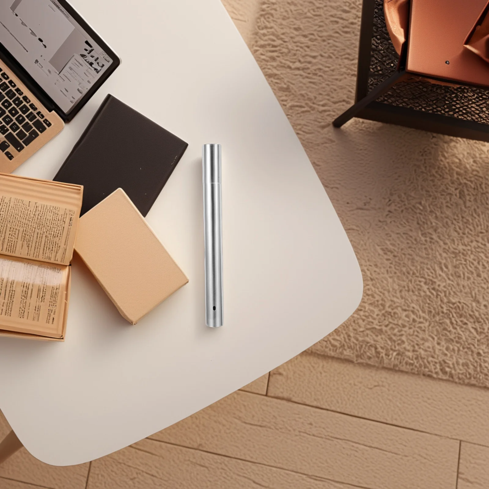 

Держатель для трубки документов из нержавеющей стали для хранения прокрутки сертификата, винтажный металлический чехол с крышкой, витрина для