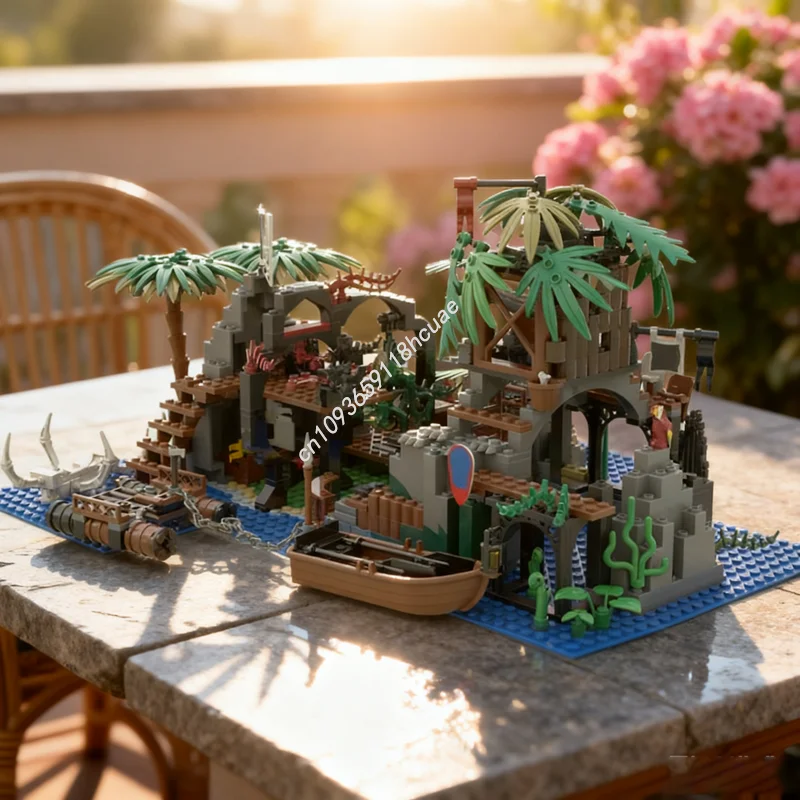 

570pcs MOC Isle Memory Piratesed Model Building Blocks Construction Assemble DIY Christmas Gift Creative Toy Idea Brick