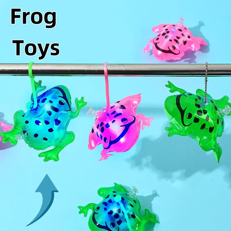 1Pc 11/20cm Inflatable Frog Luminous Balloons Swimming Pool Party Water Game Balloons Beach Sports Shower Frog Fun Toys for Kids