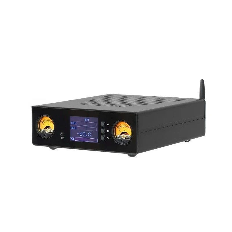 For High Power, Dual Channel, Balanced Hifi Digital Remote Control Amplifier USB Bluetooth LDAC