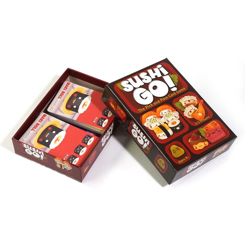 Sushi Go! The Pick and Pass Card Game Includes 108 Cards strategic Thinking Board Game Family Fun Game