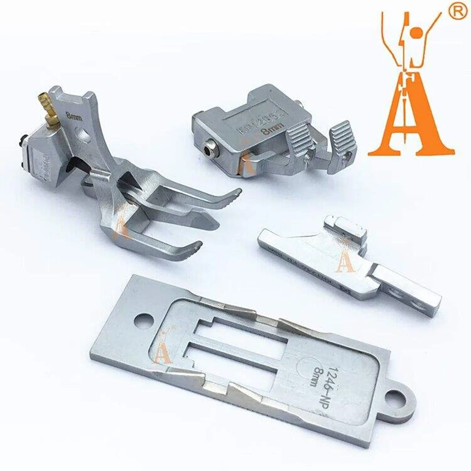 

PFAFF1246, 1296 KP1296AO-N11 Pneumatic Center Guide Foot GAUGE SETS Sewing Machine Parts