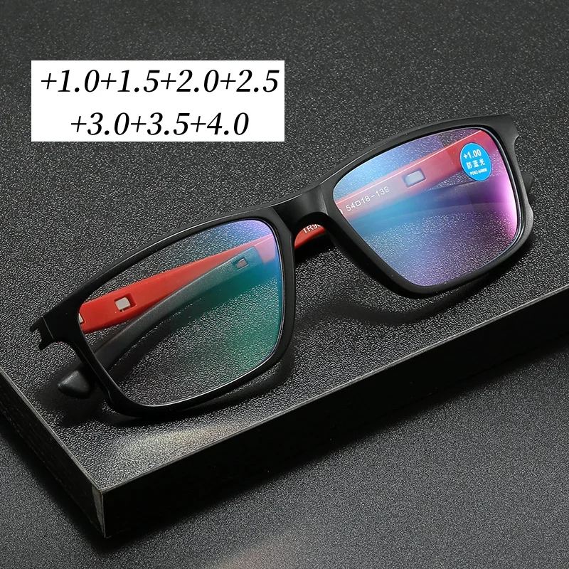 

Ultralight Anti Blue Light Reading Glasses Fashion TR Frame HD Presbyopia Eyeglasses Men Women Eye Protection Far Sight Goggle