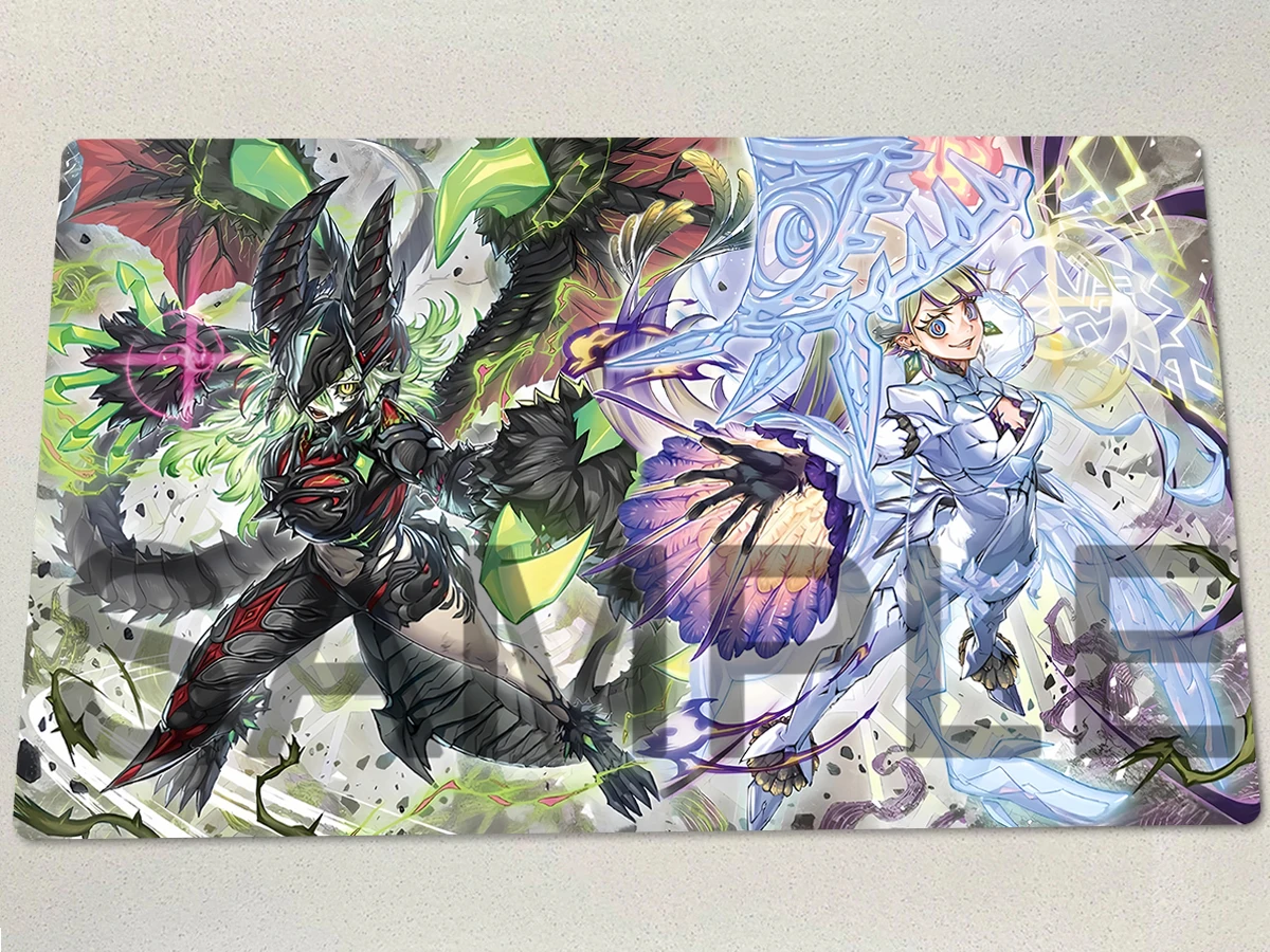 YuGiOh Diabellstar The Sin Adjudicator Playmat Diabellze The White Witch TCG CCG Mat Trading Card Game Mat Mouse Pad Free Bag